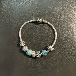 ENTIRE Pandora Bracelet WITH CHARMS (Bracelet size: 5.9)